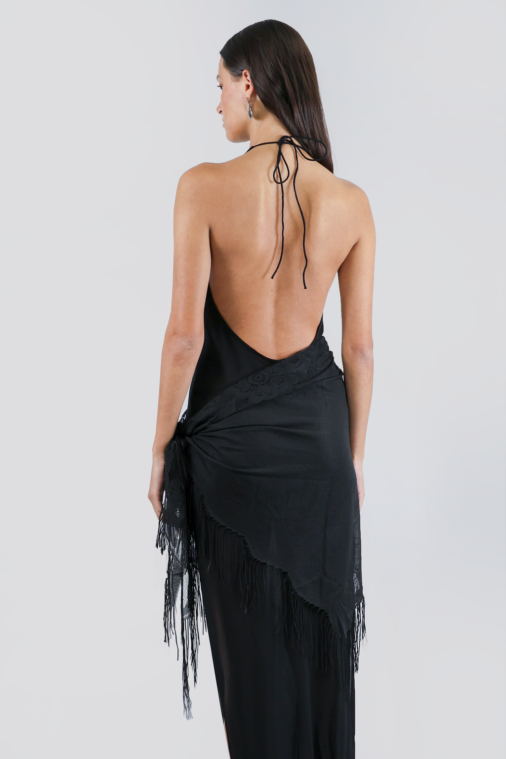PLUNGE MAXI DRESS