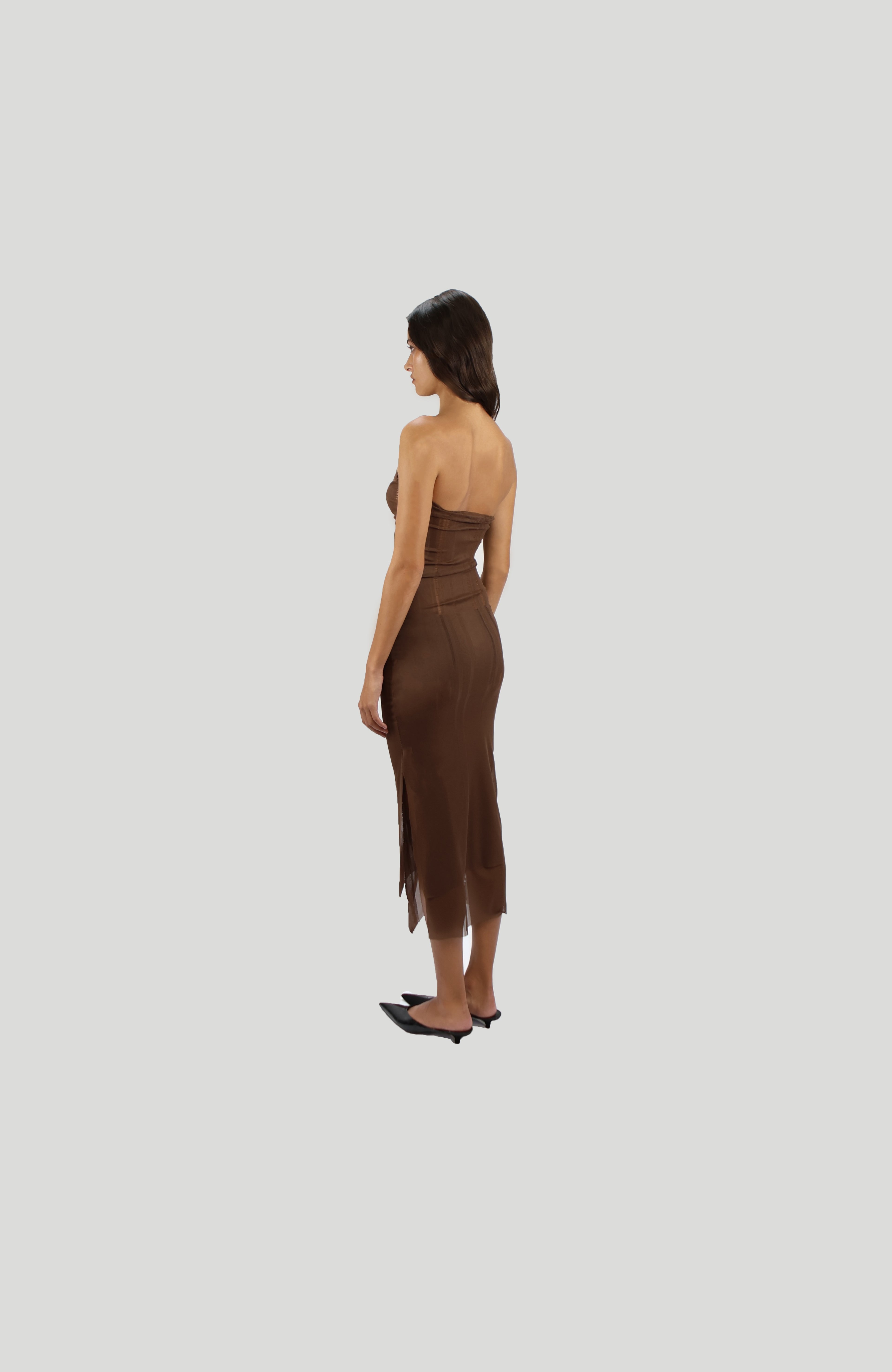 STRAPLESS DECAY DRESS