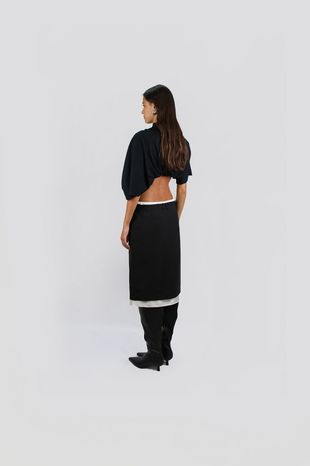 JERSEY WRAP CROP TOP