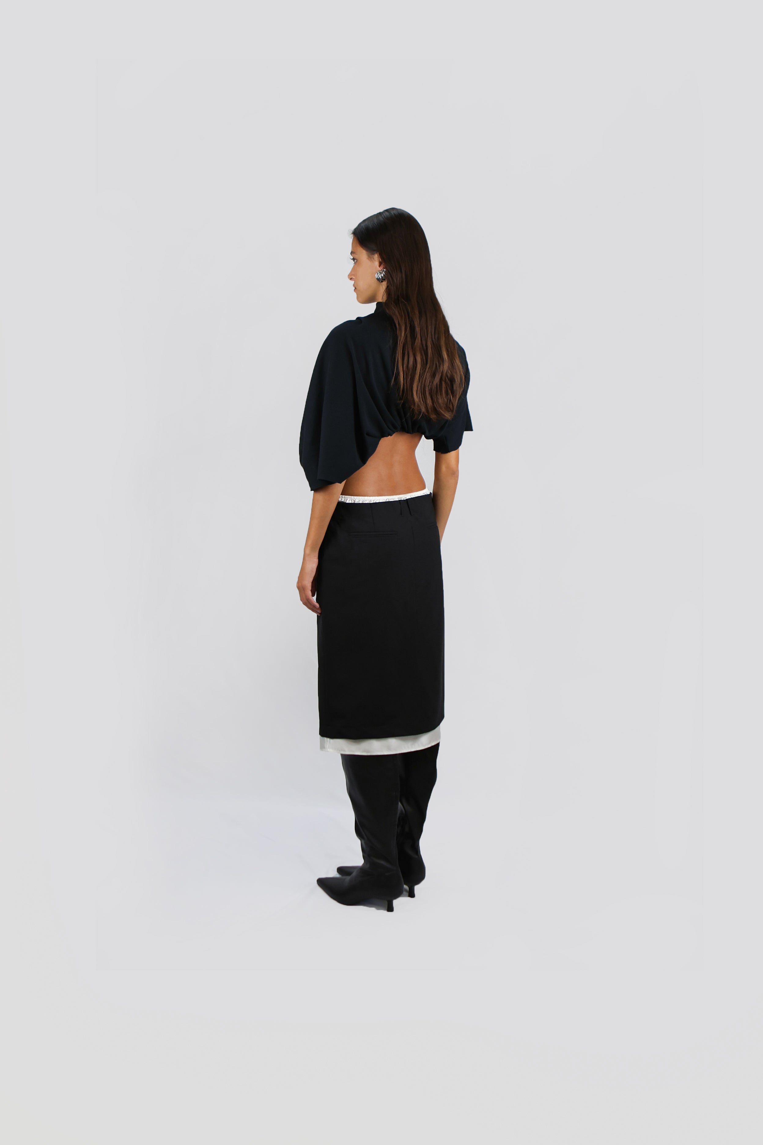 JERSEY WRAP CROP TOP