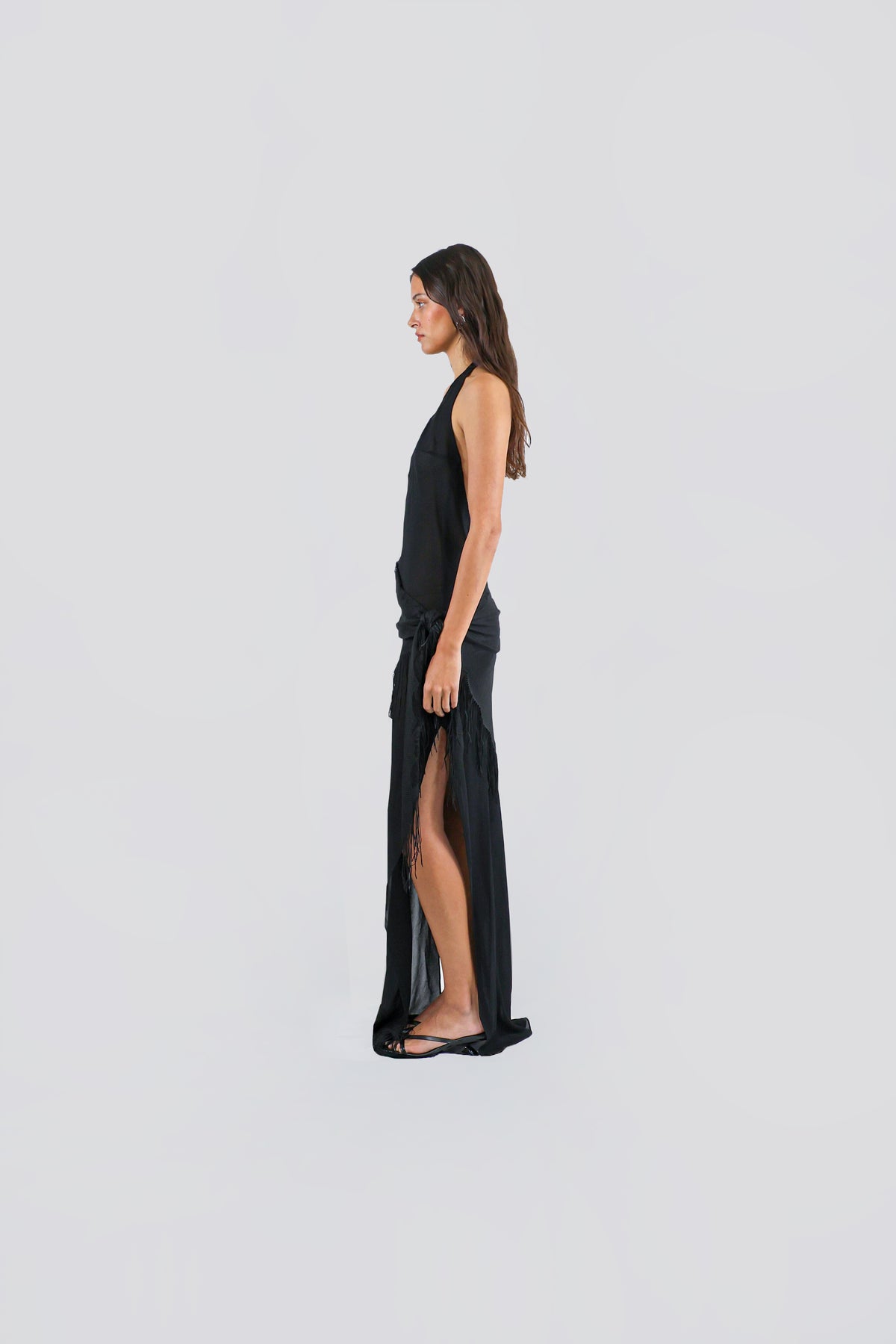 PLUNGE MAXI DRESS
