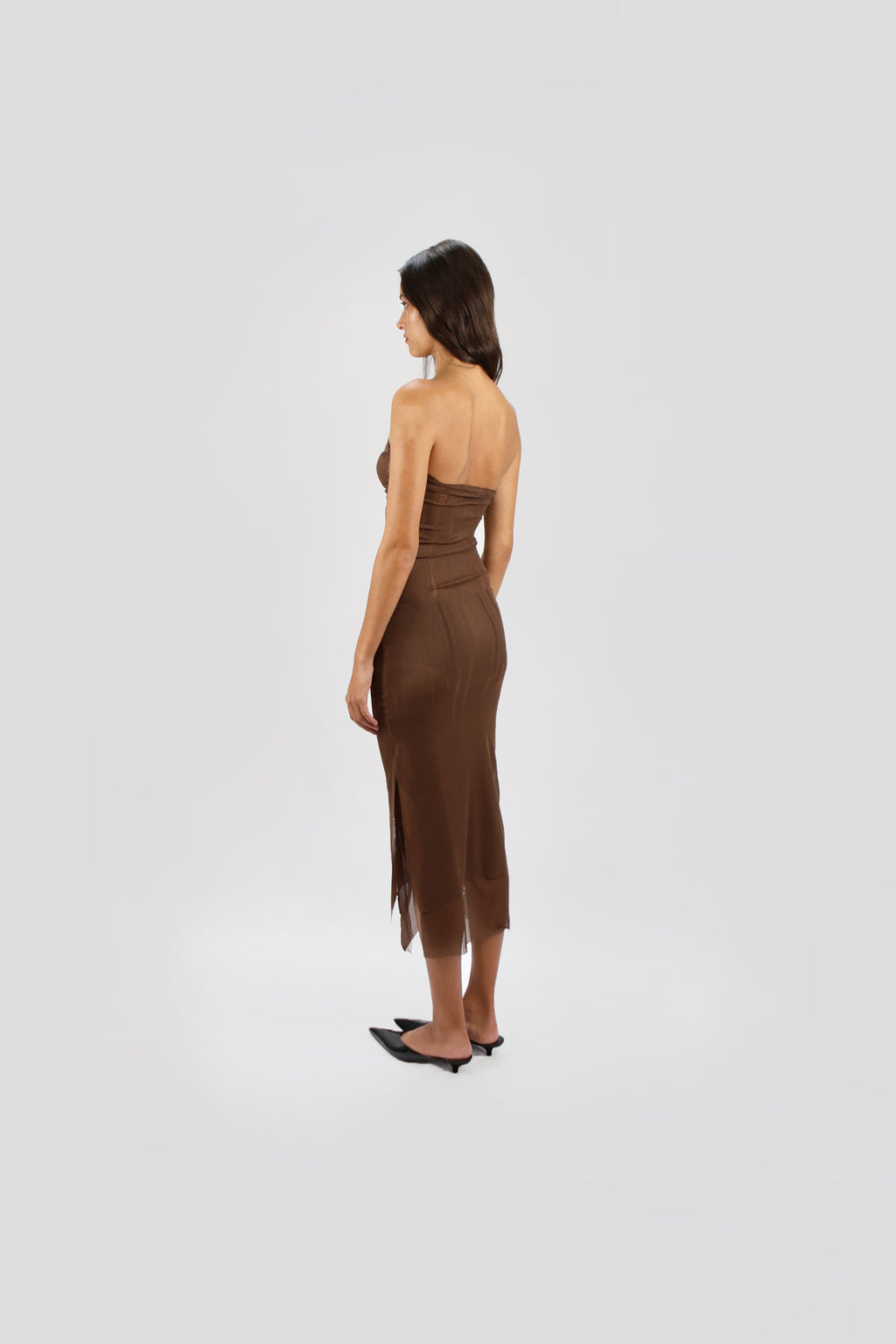 STRAPLESS DECAY DRESS