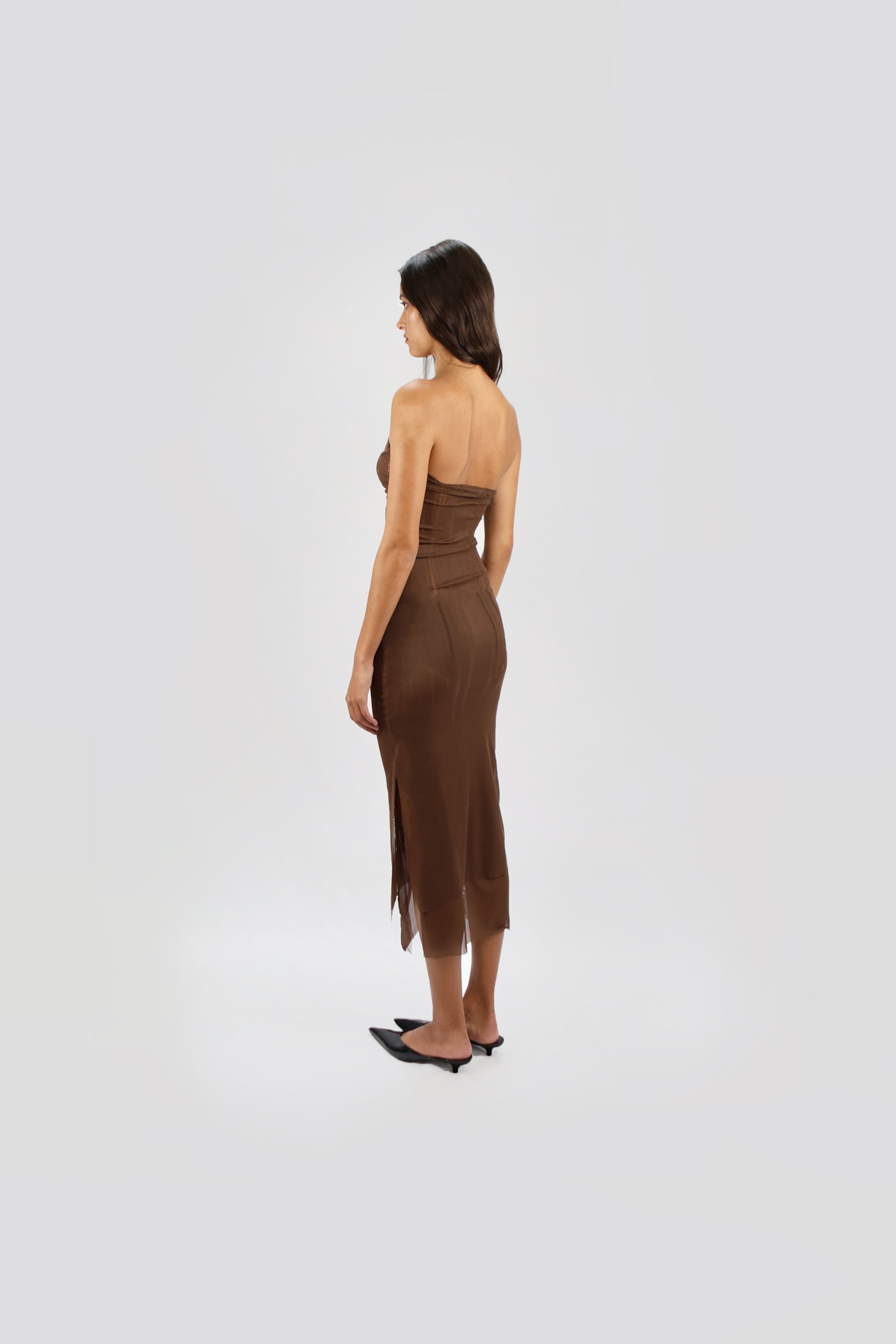 STRAPLESS DECAY DRESS