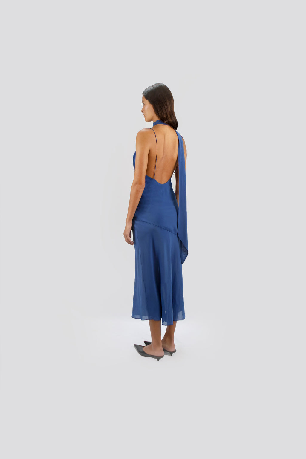 SCARF SLIP DRESS