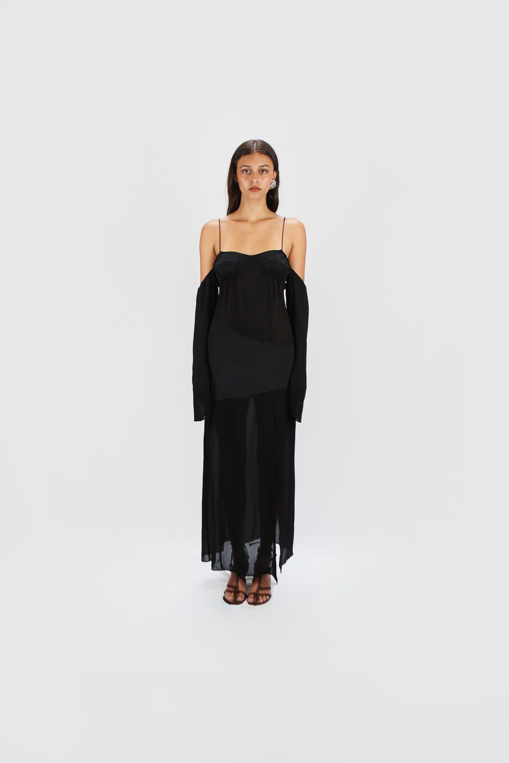 LONG SLEEVE BRALETTE DRESS