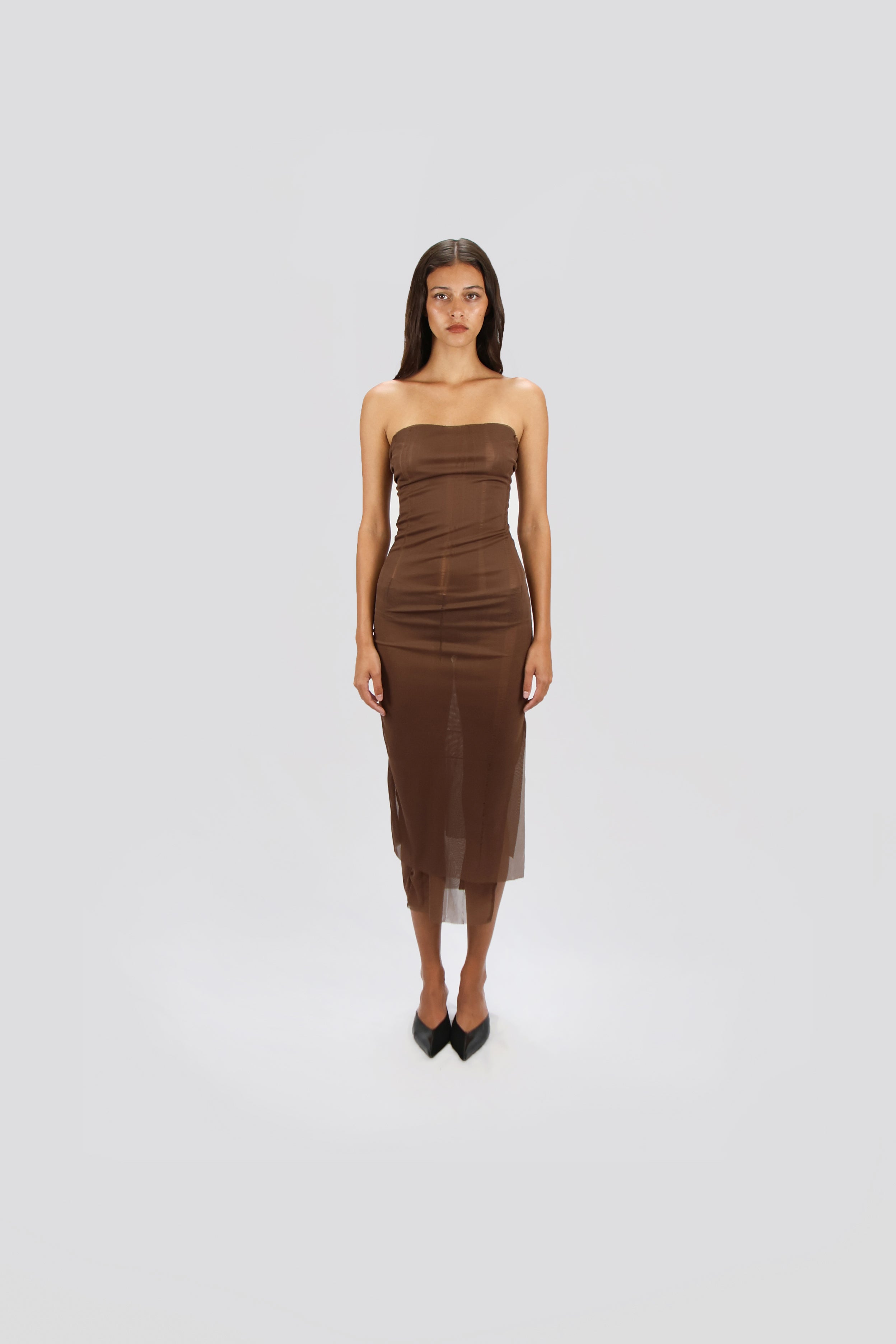 STRAPLESS DECAY DRESS