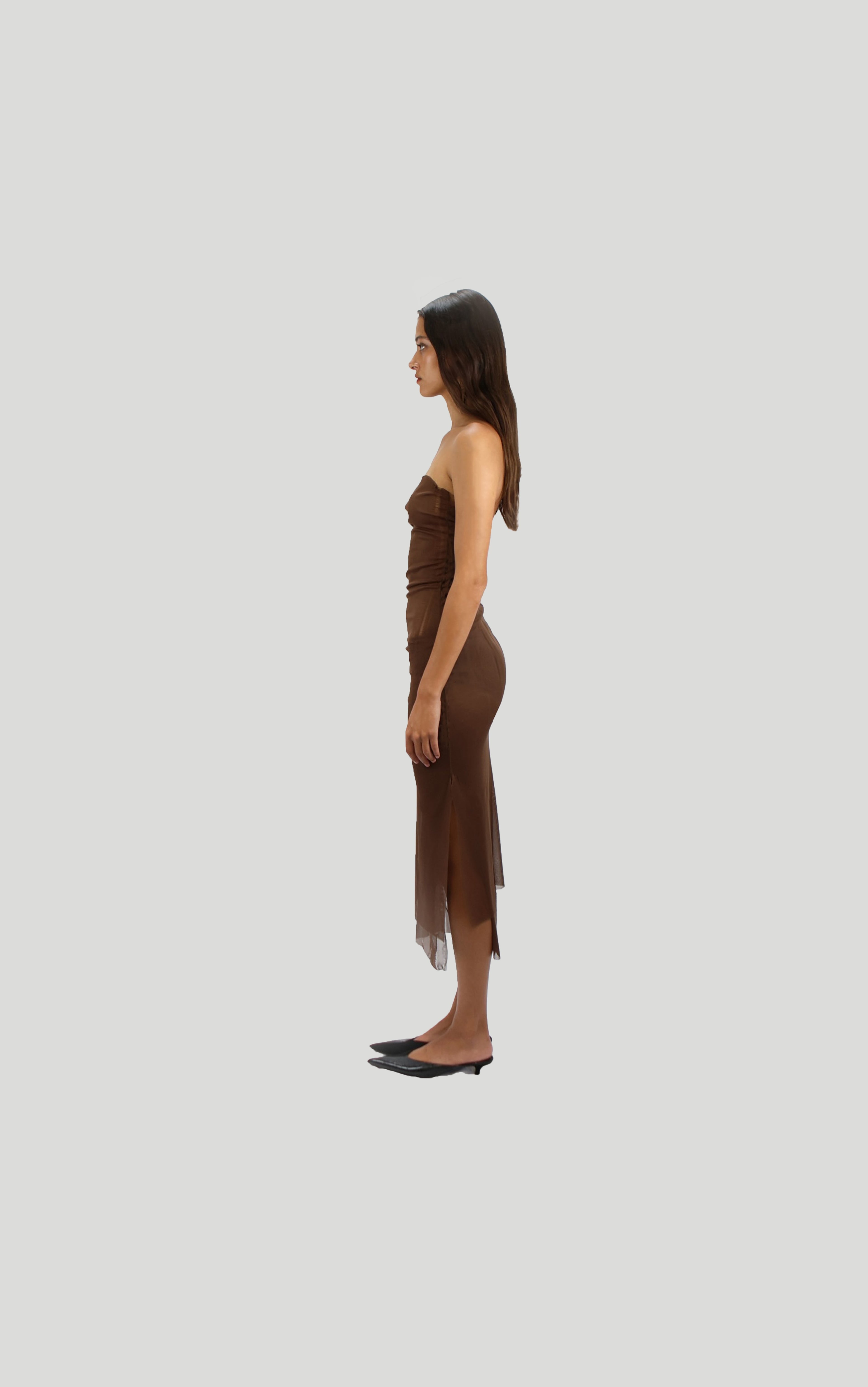 STRAPLESS DECAY DRESS