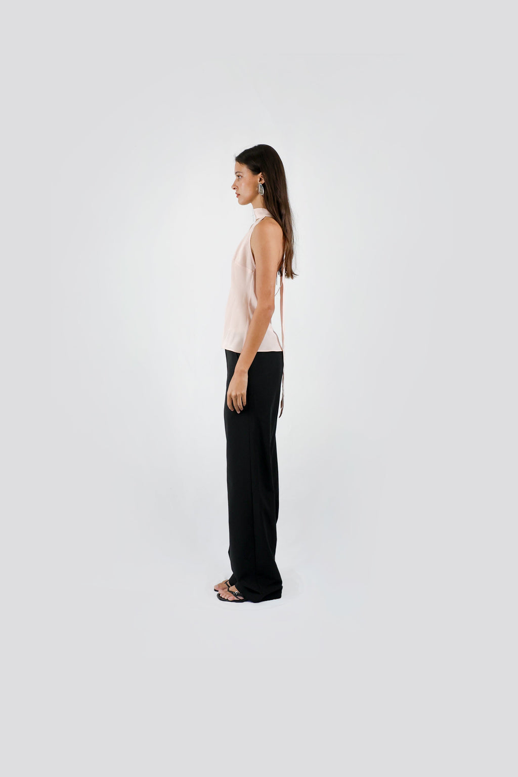 PLUNGE TIE TOP