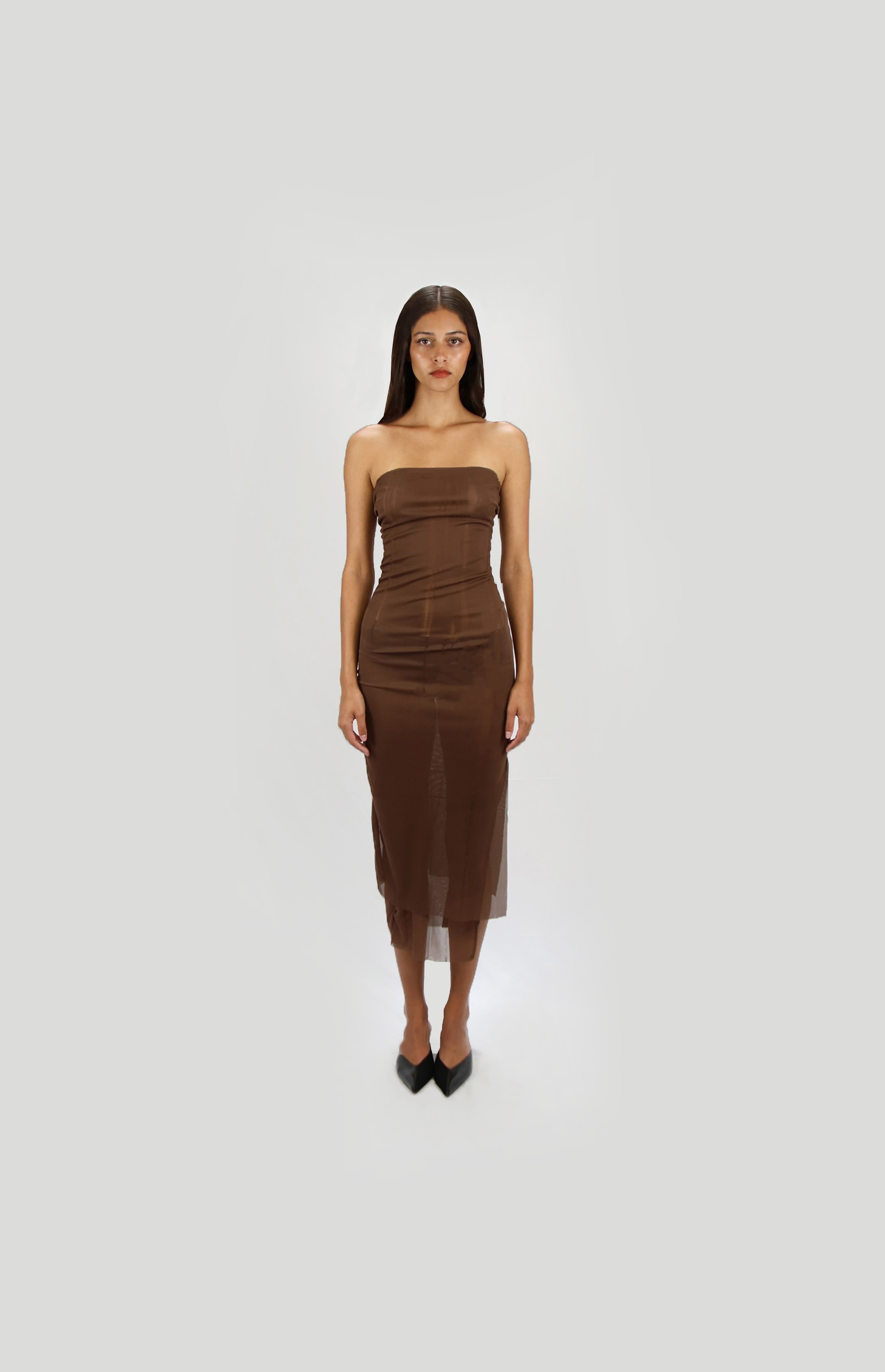 STRAPLESS DECAY DRESS